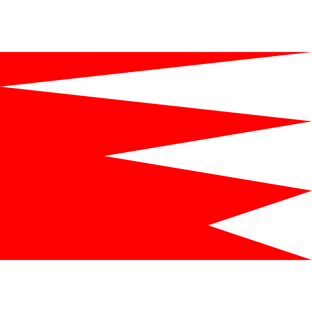 Flag of Krucemburk, Vysočina Region
