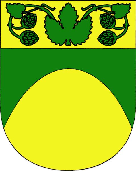 Coat of arms of Krupá, Central Bohemian Region