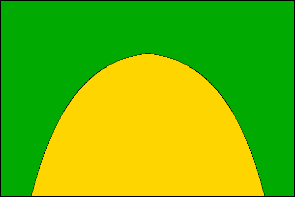 Flag of Krupá, Central Bohemian Region