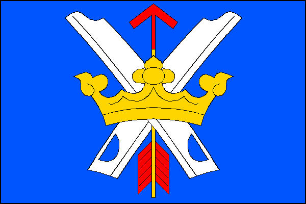 Flag of Krušovice, Central Bohemian Region