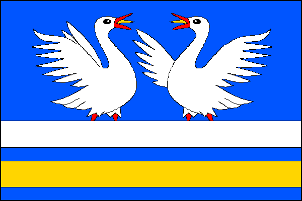 Flag of Kšely, Central Bohemian Region