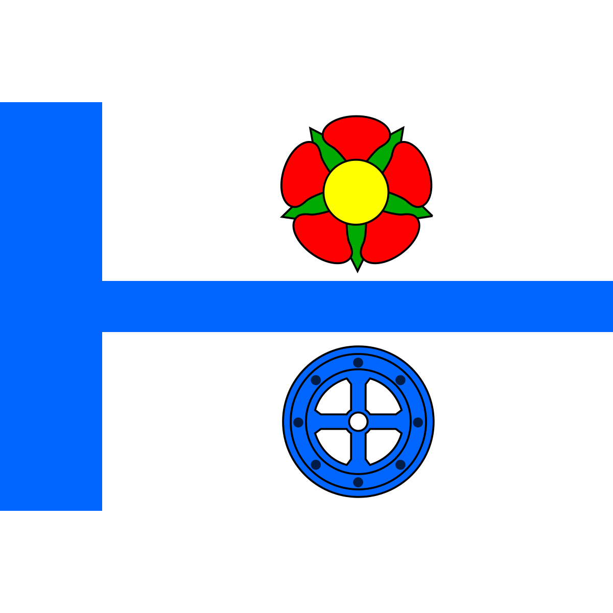 Flag of Ktová, Liberec Region