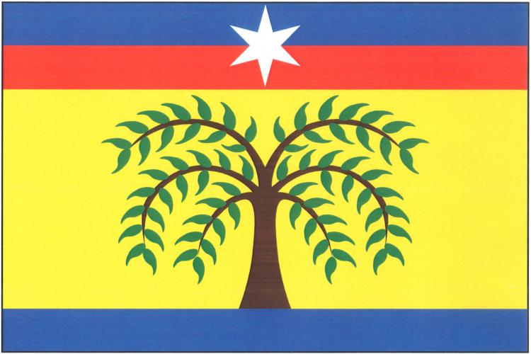 Flag of Kubšovka, Central Bohemian Region