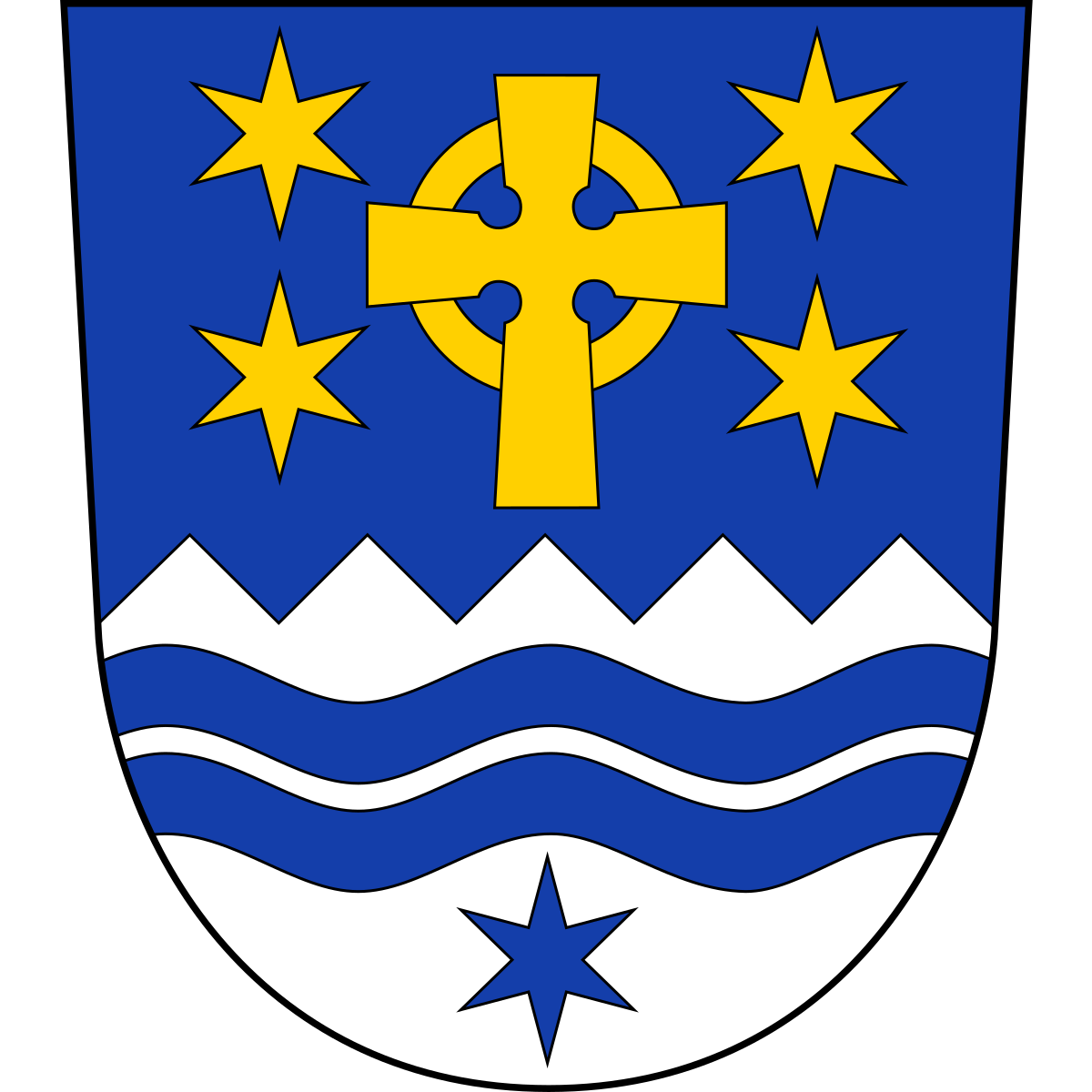Coat of arms of Kučeř, South Bohemian Region