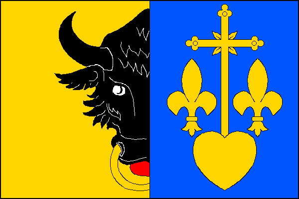 Flag of Kundratice, Vysočina Region
