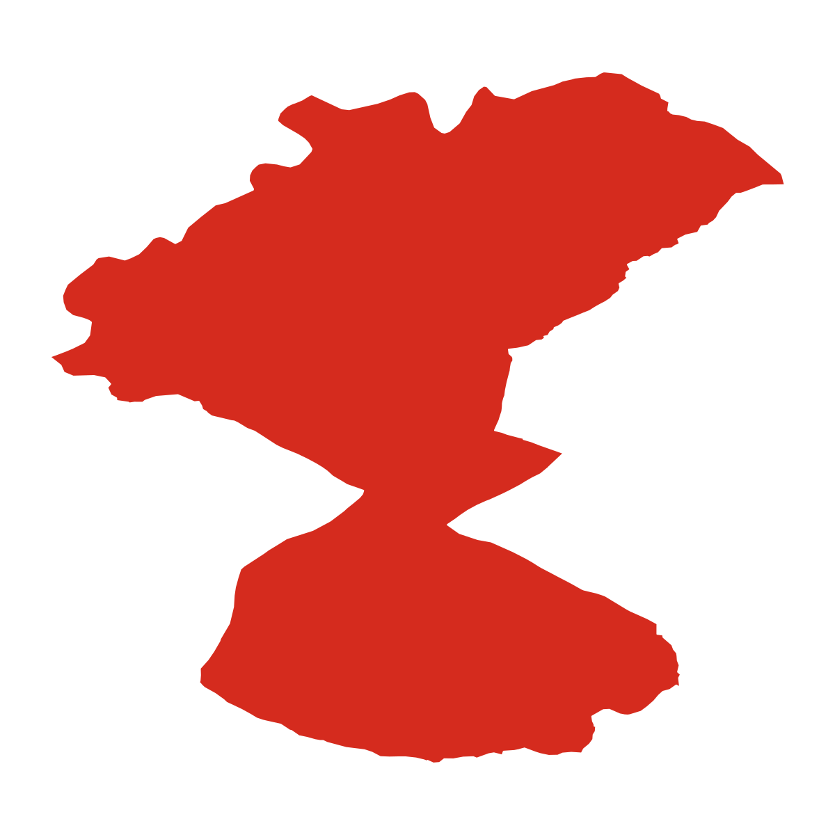 Kuřimská Nová Ves boundary map