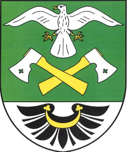 Coat of arms of Kuřimské Jestřabí, South Moravian Region