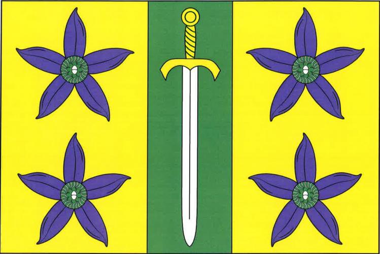 Flag of Květušín, South Bohemian Region
