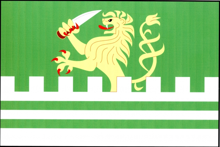 Flag of Kyjovice, South Moravian Region
