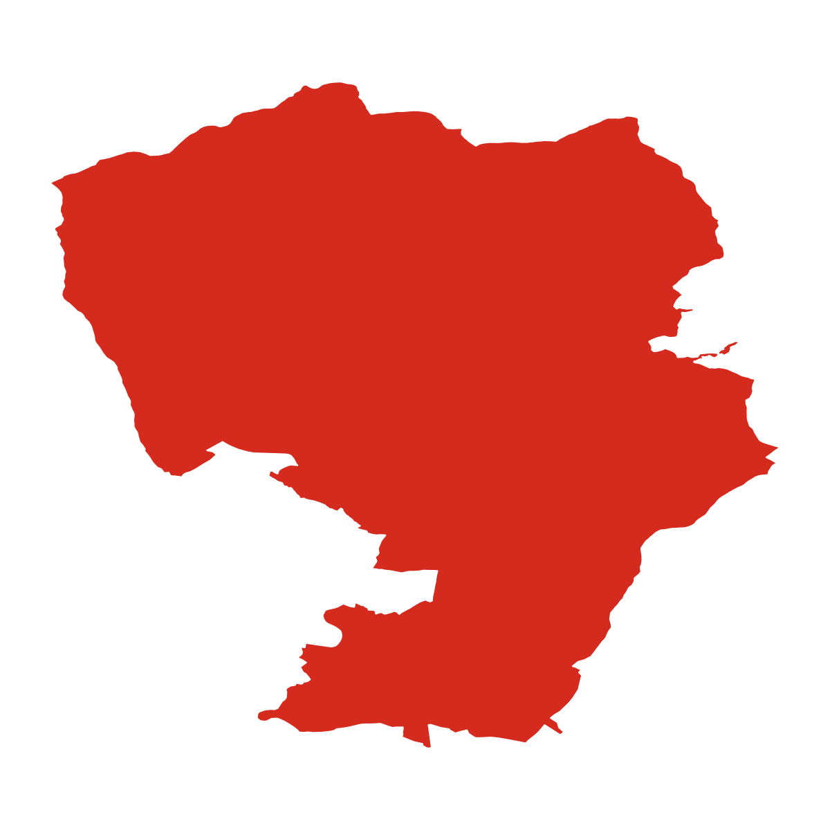 Lada v Podještědí boundary map