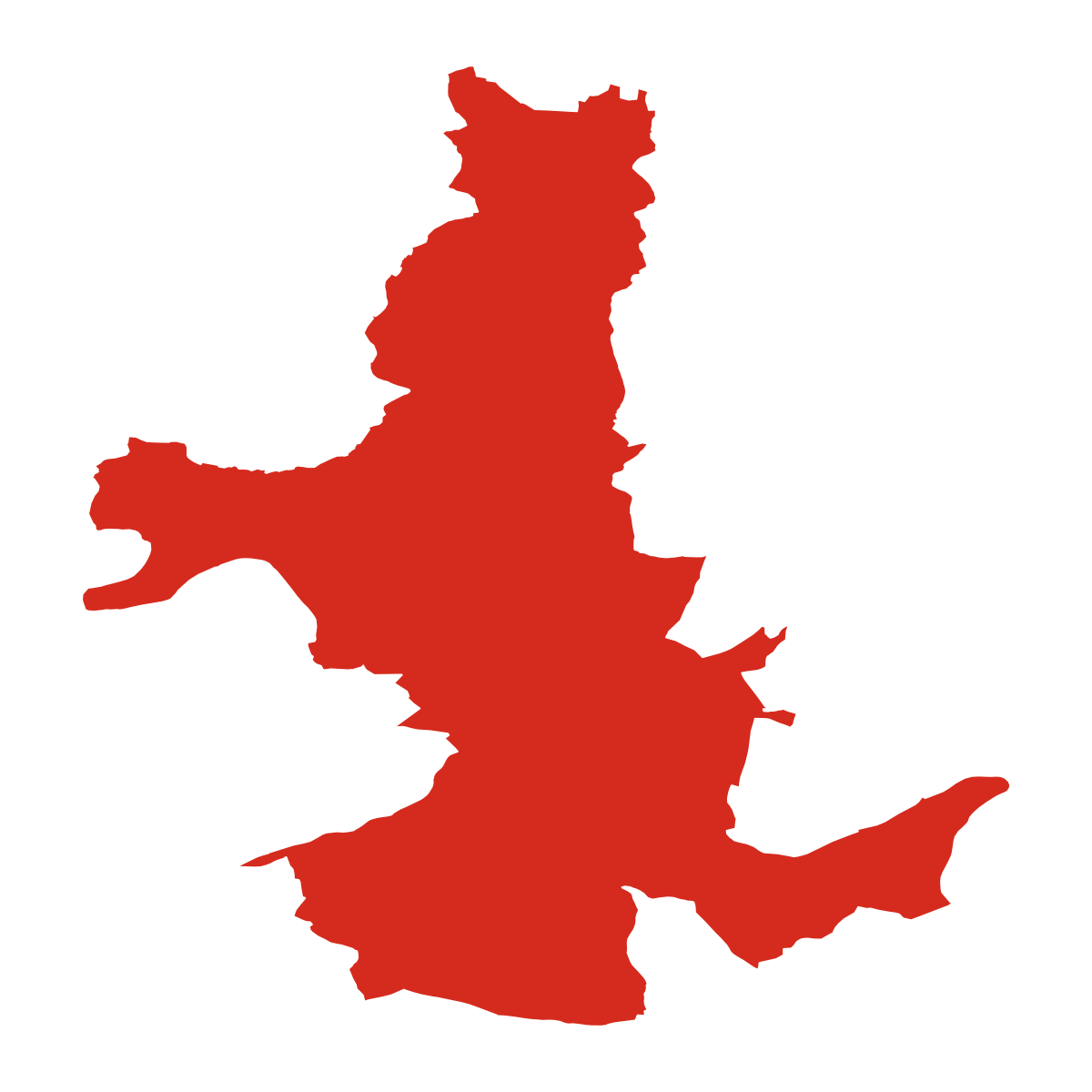 Ledeč nad Sázavou boundary map