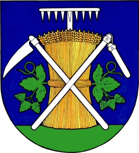 Coat of arms of Lenešice, Ústí nad Labem Region