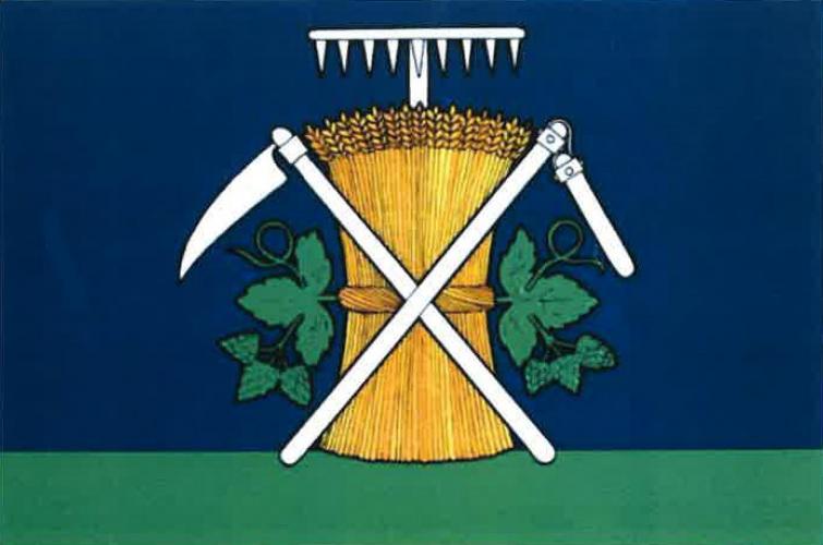 Flag of Lenešice, Ústí nad Labem Region