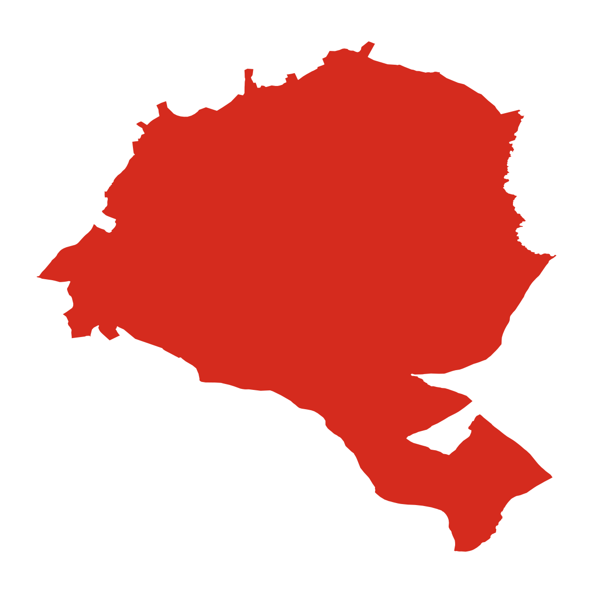 Leskovec nad Moravicí boundary map
