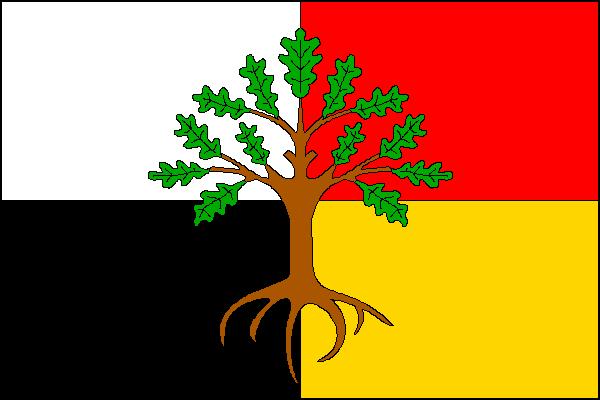 Flag of Leskovec nad Moravicí, Moravian-Silesian Region