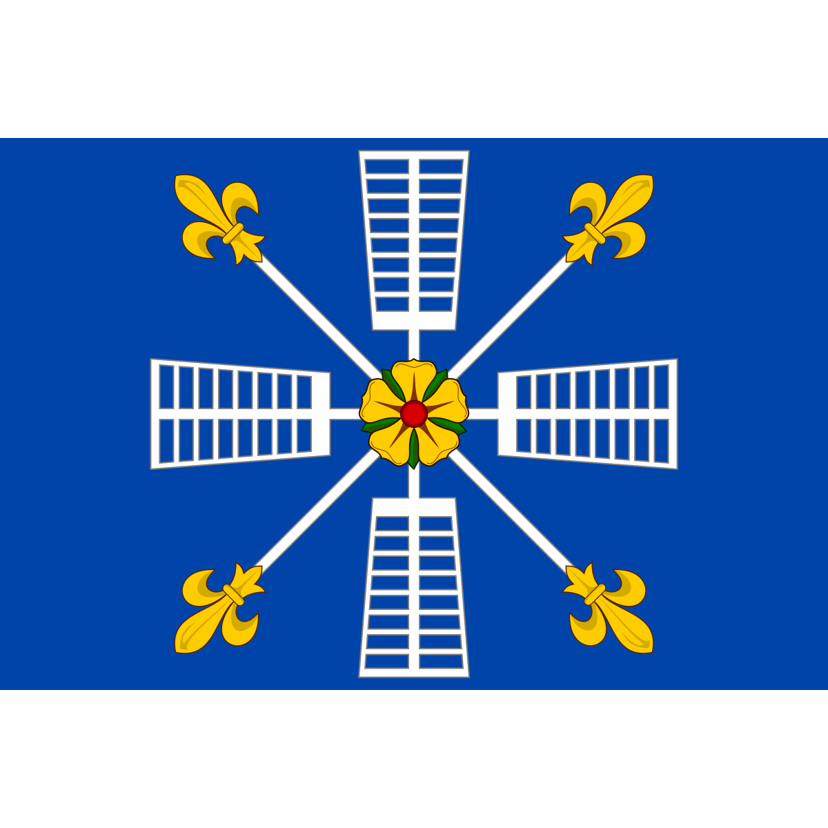 Flag of Lesná, South Moravian Region