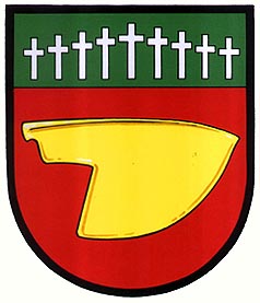 Coat of arms of Lesní Hluboké, South Moravian Region