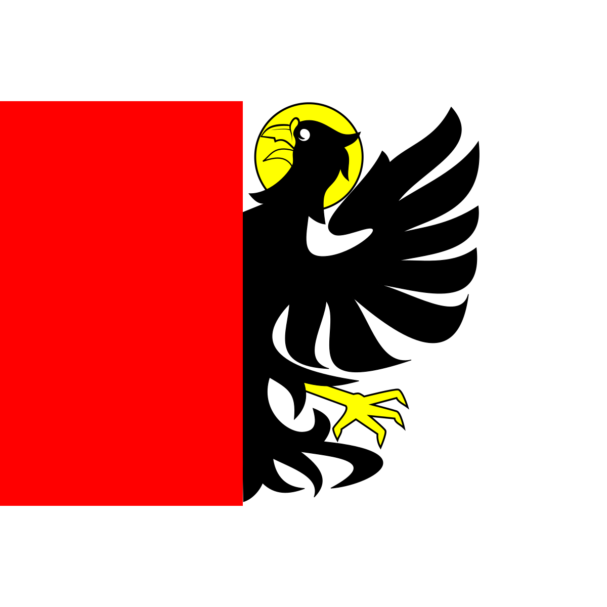 Flag of Letná, Hradec Králové Region