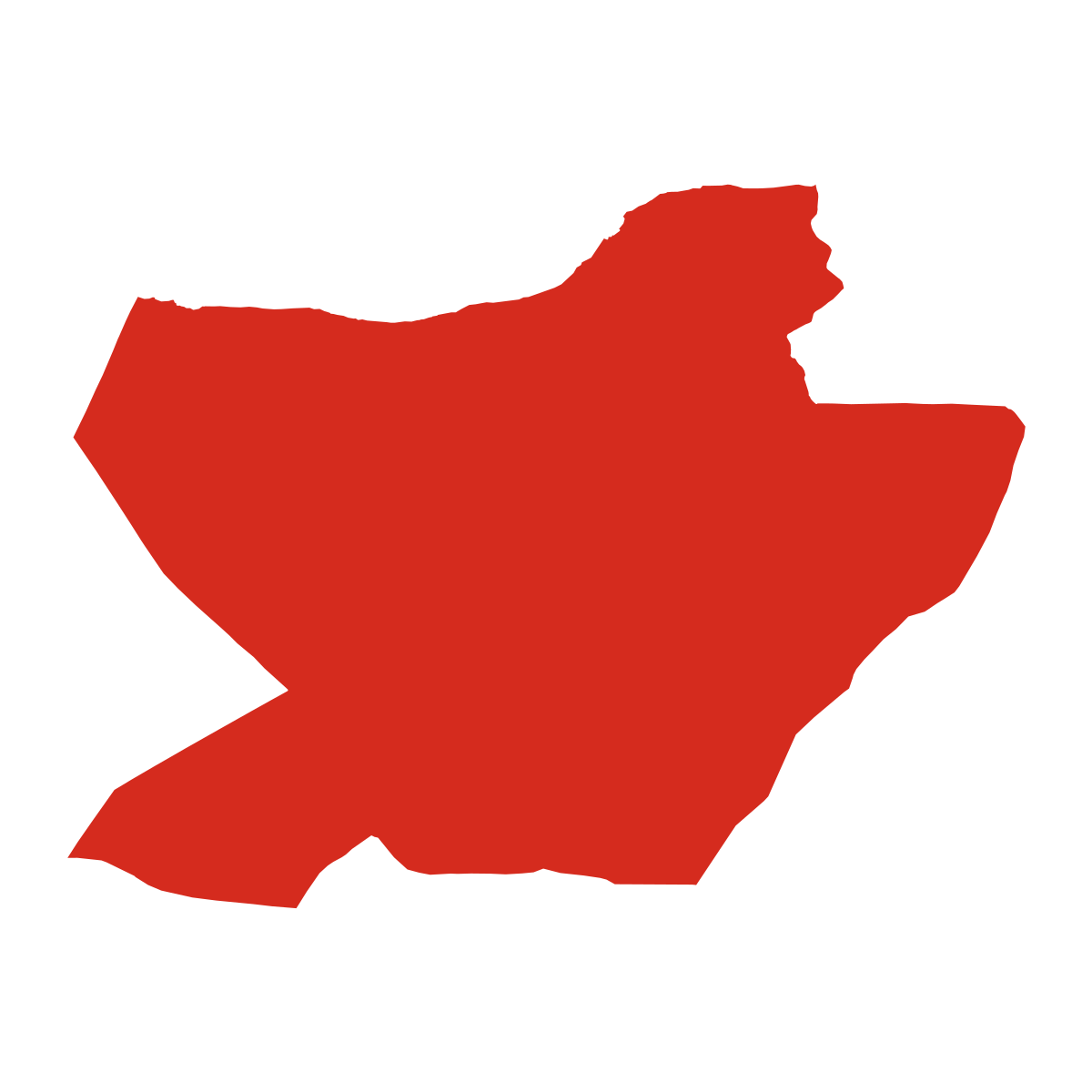 Lhota pod Radčem boundary map