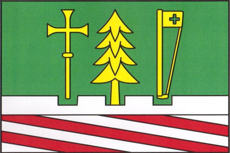 Flag of Lhota pod Radčem, Plzeň Region