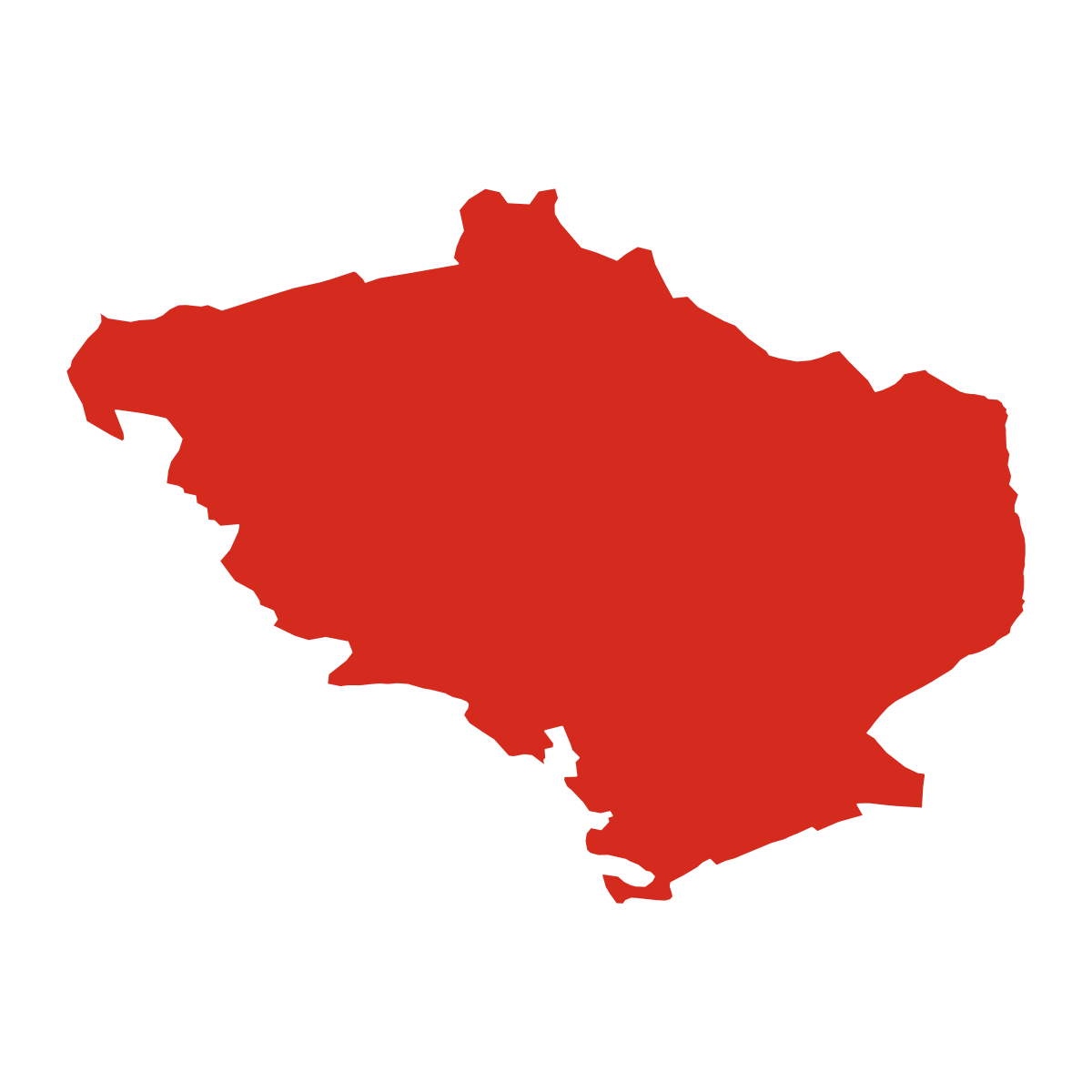 Lhota u Olešnice boundary map