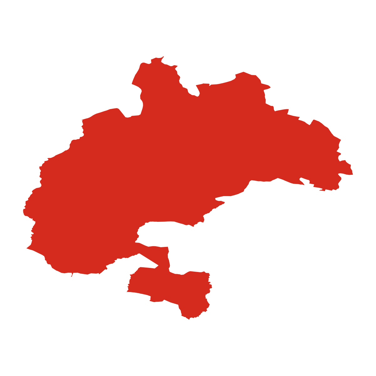 Libáň boundary map