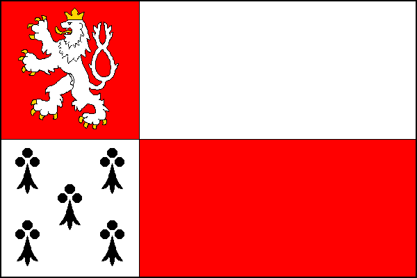Flag of Libčice, Central Bohemian Region