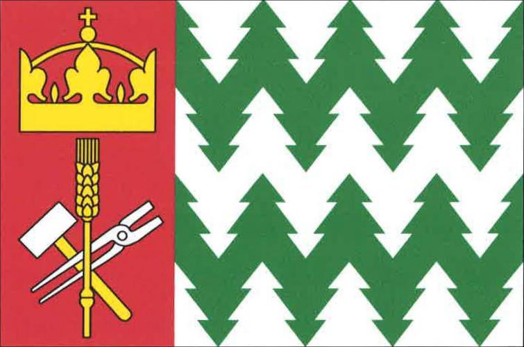 Flag of Libečov, Central Bohemian Region