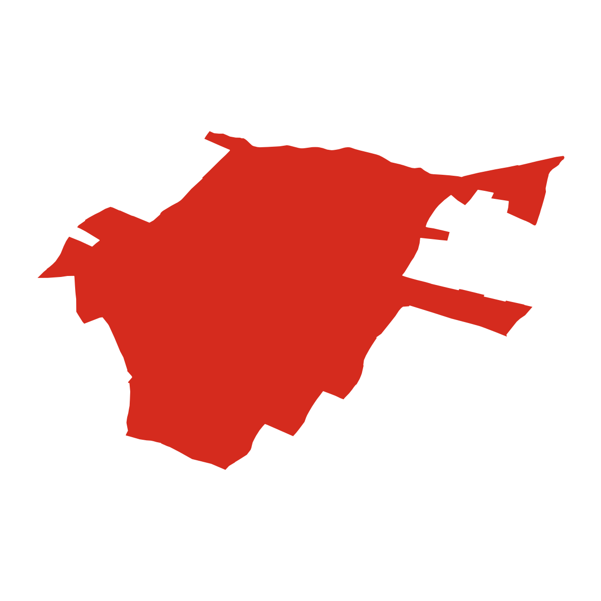 Libenice boundary map