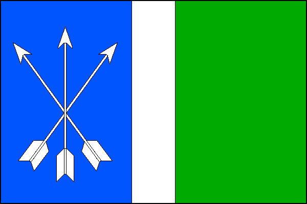 Flag of Libeř, Central Bohemian Region