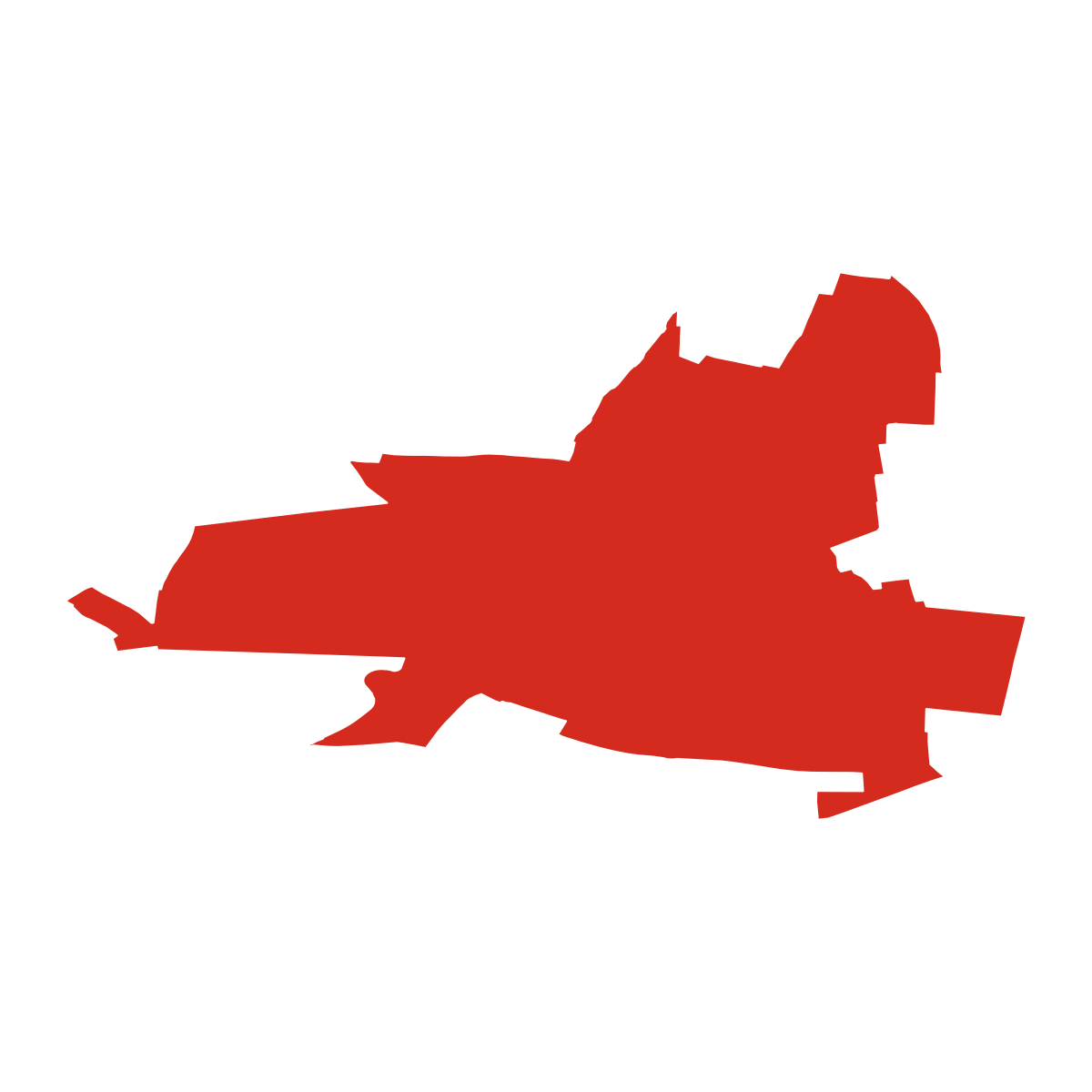 Líbeznice boundary map