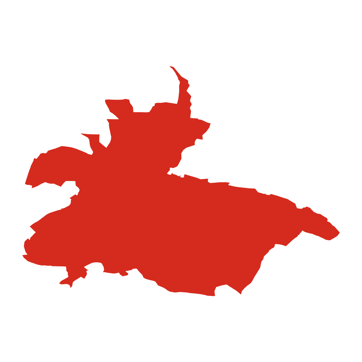 Libín boundary map