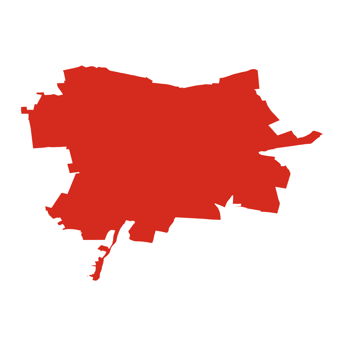 Liblice boundary map