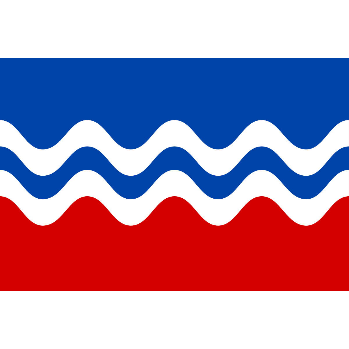 Flag of Libomyšl, Central Bohemian Region