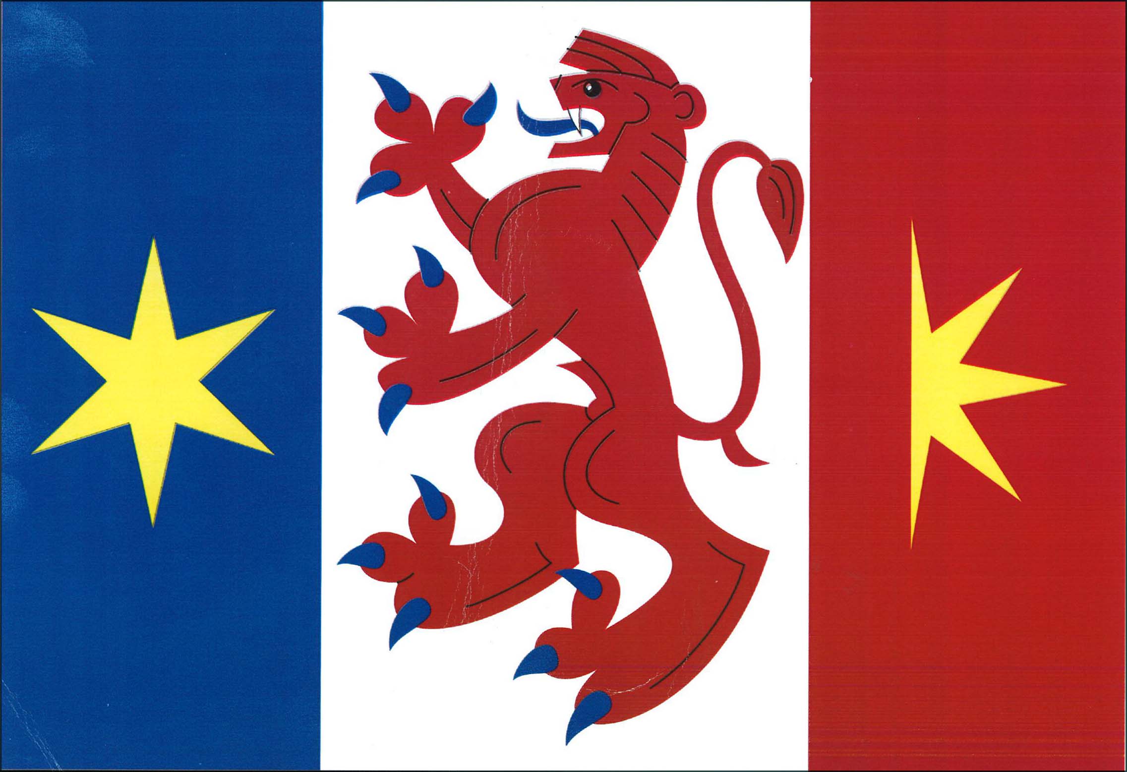 Flag of Libovice, Central Bohemian Region