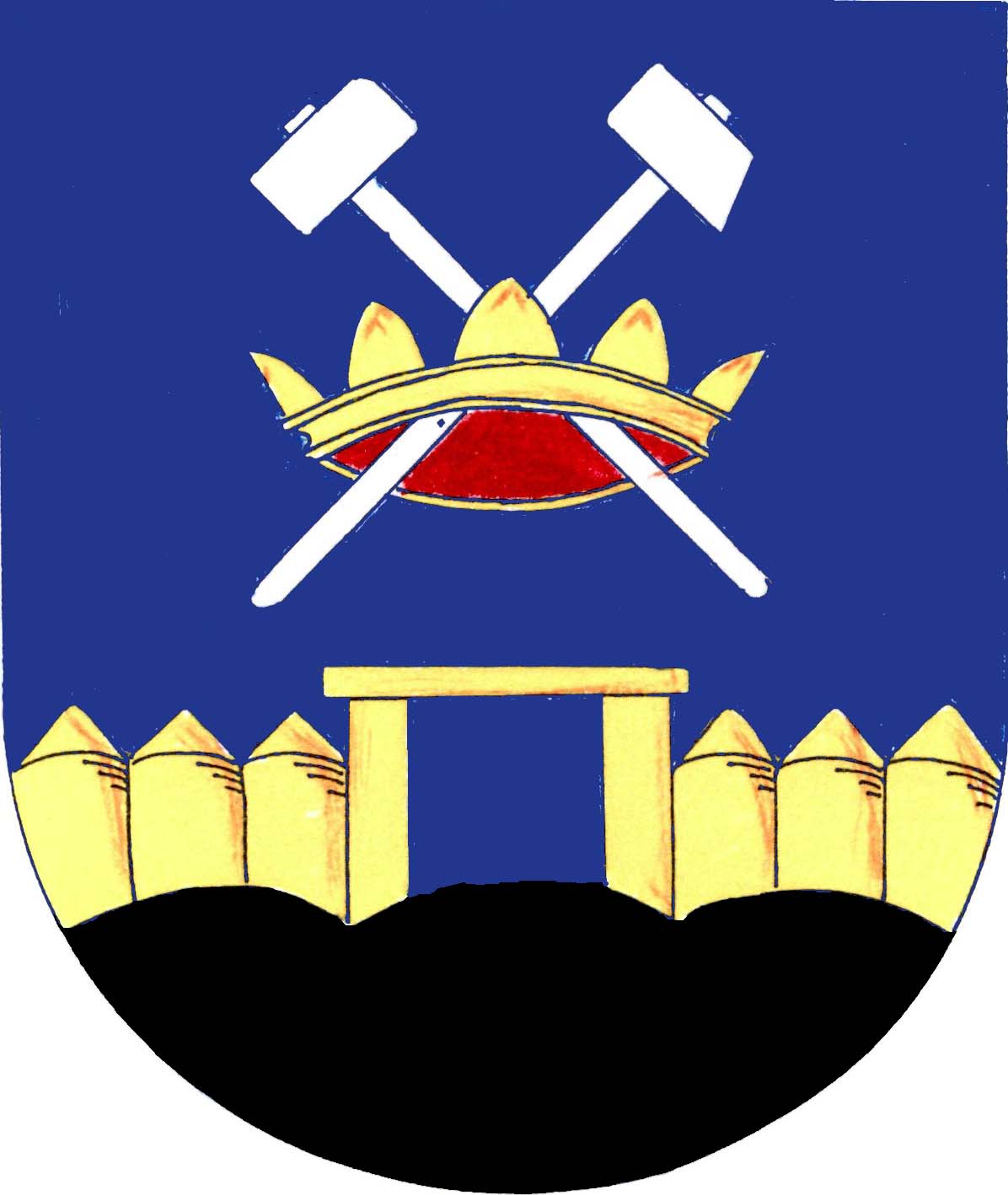 Coat of arms of Libušín, Central Bohemian Region