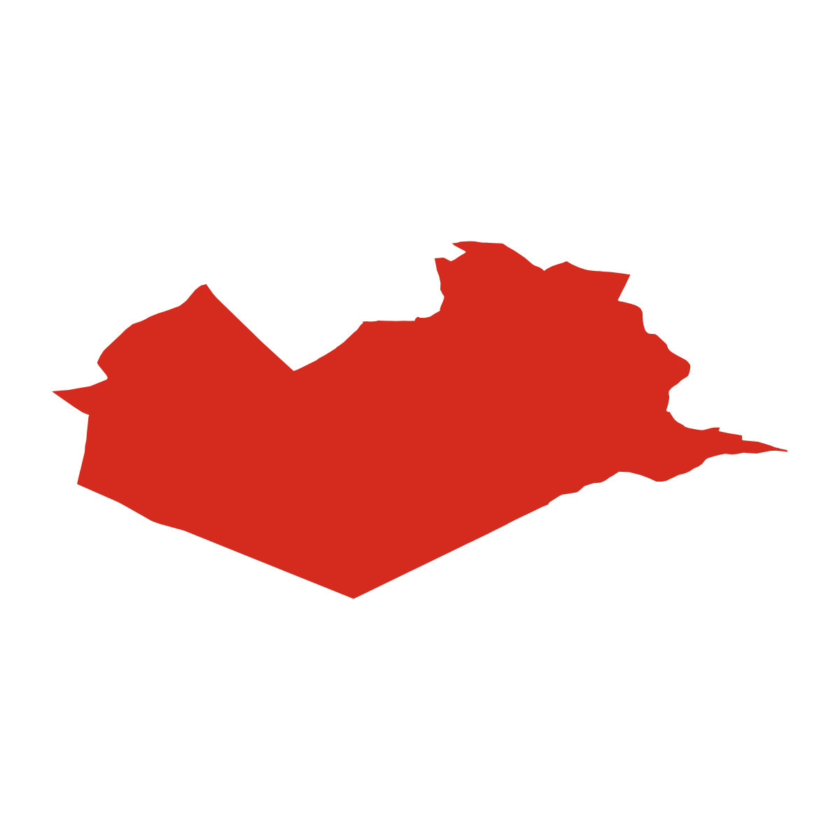 Libušín boundary map