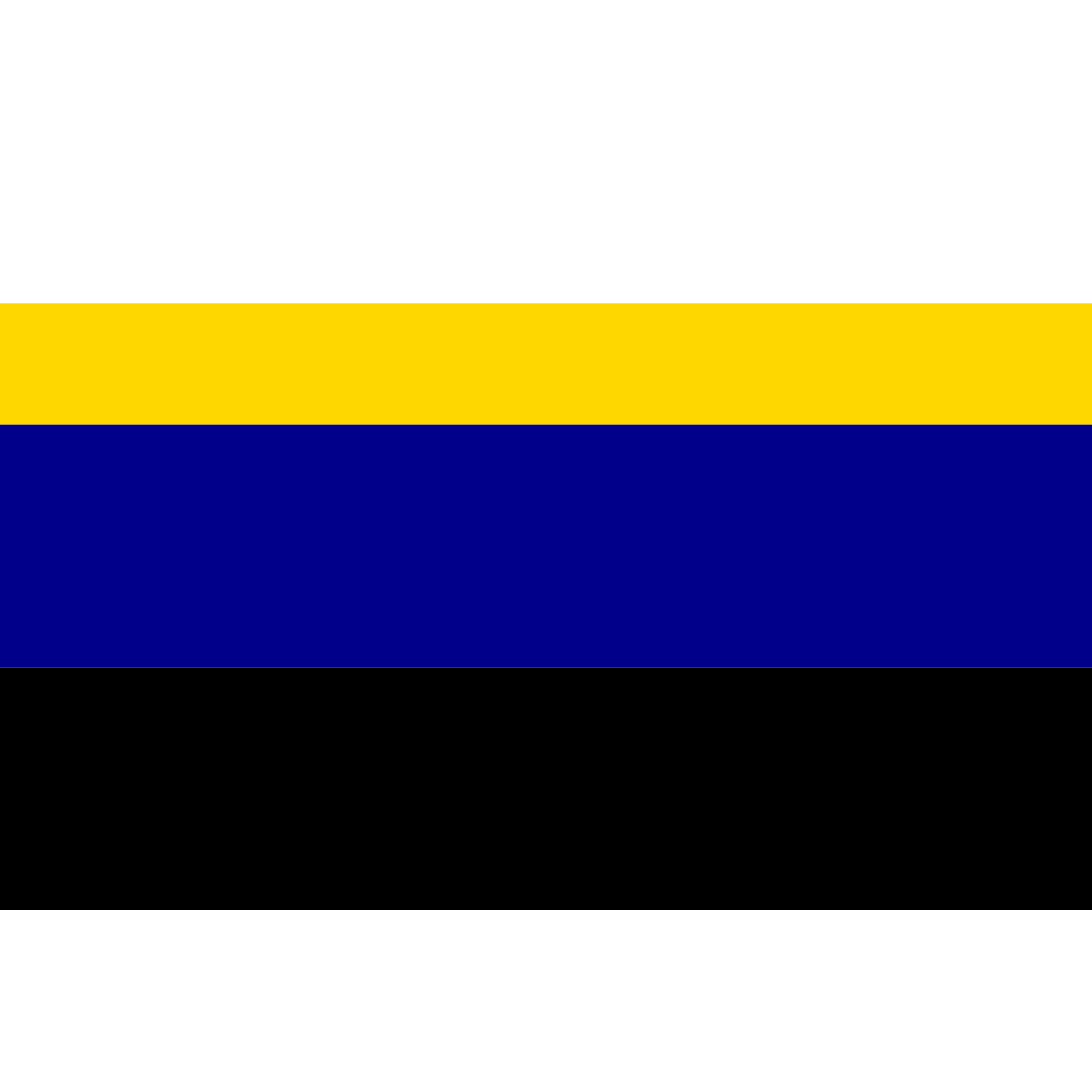 Flag of Libušín, Central Bohemian Region