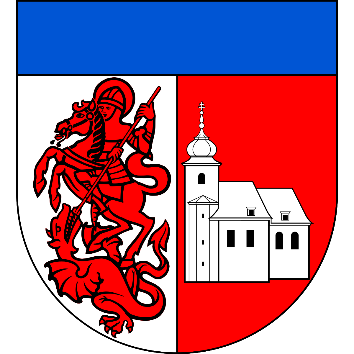 Coat of arms of Lichoceves, Central Bohemian Region