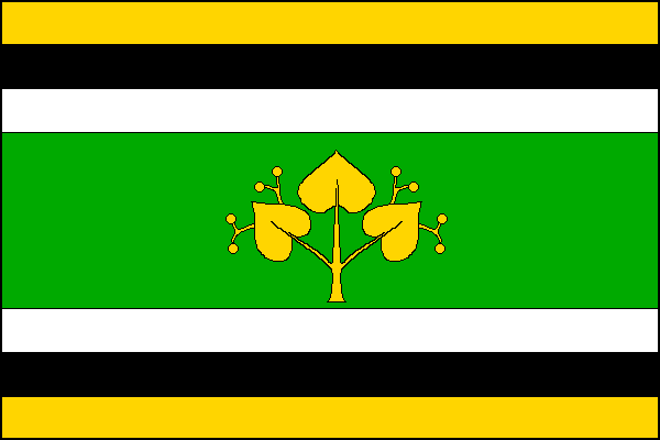 Flag of Lípa, Zlín Region