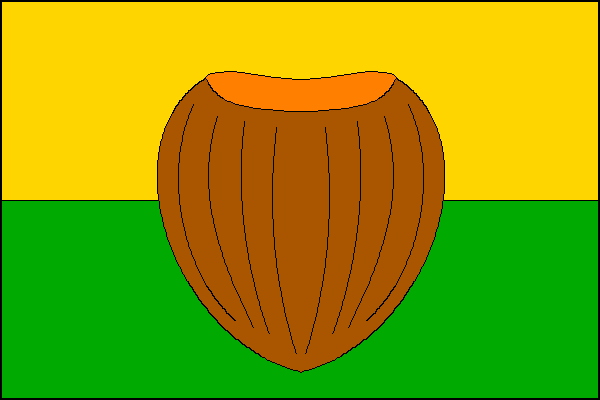Flag of Lišany, Central Bohemian Region