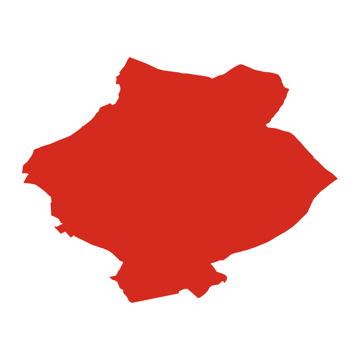 Líšnice boundary map