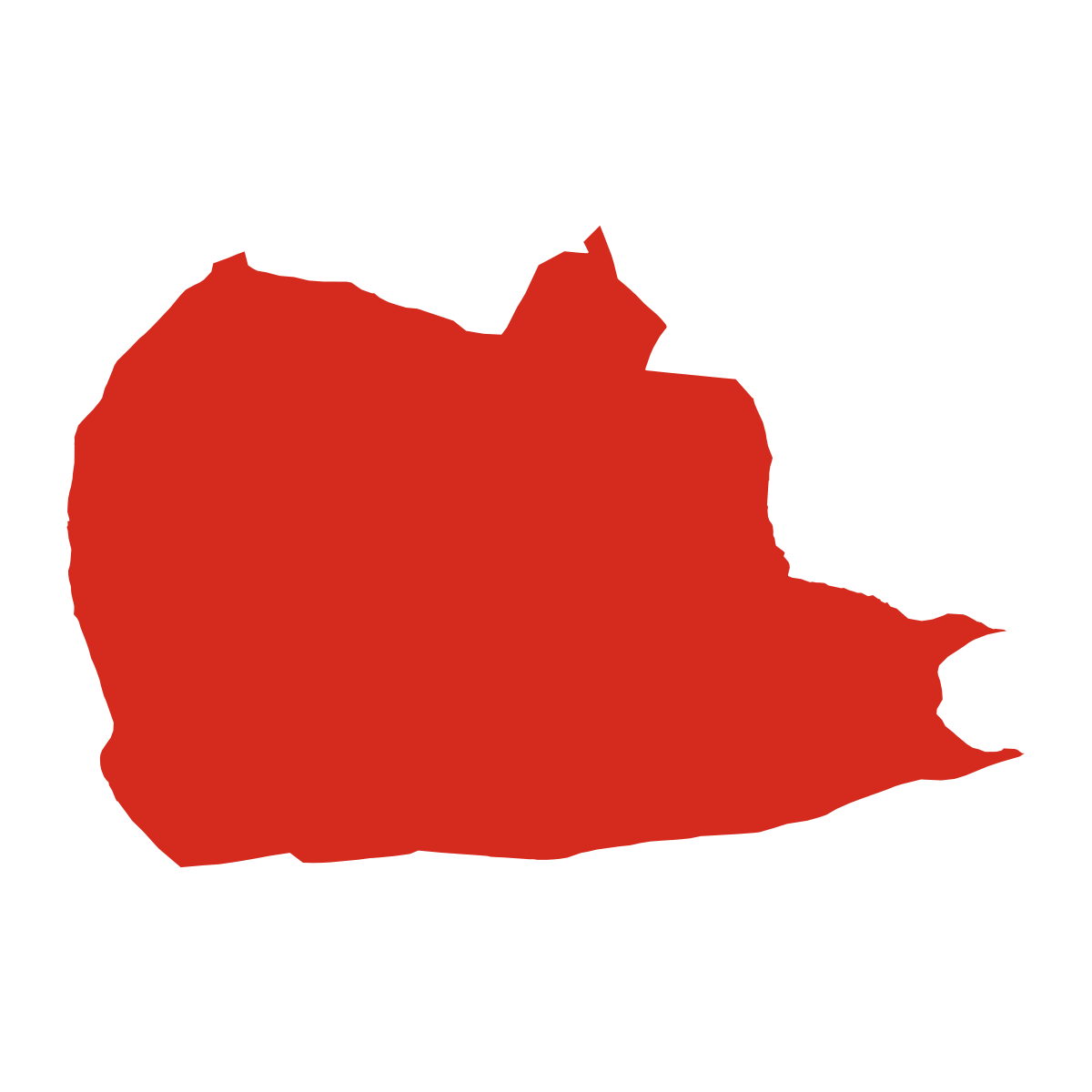 Líšnice boundary map