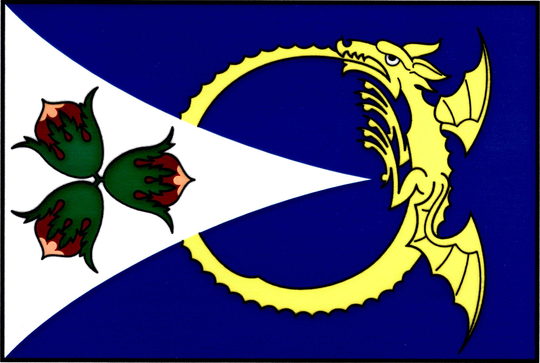 Flag of Líšný, Liberec Region