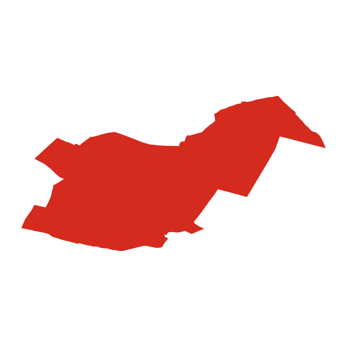 Litohoř boundary map