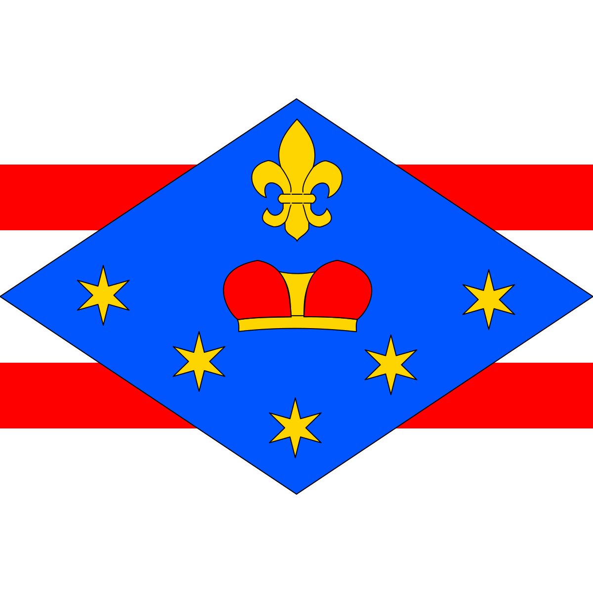 Flag of Litohoř, Vysočina Region