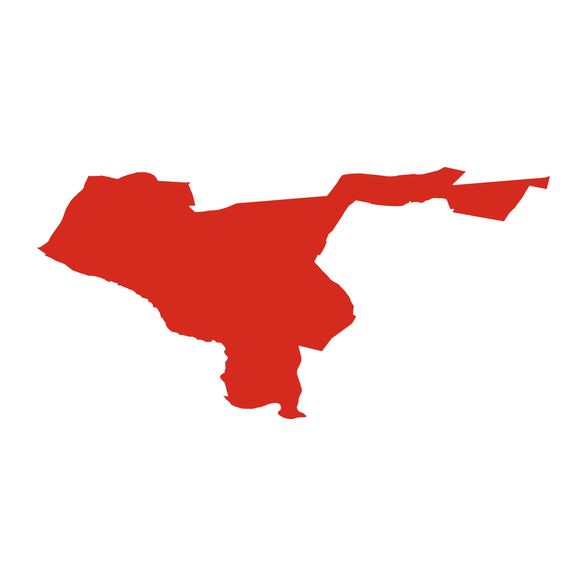 Litovany boundary map
