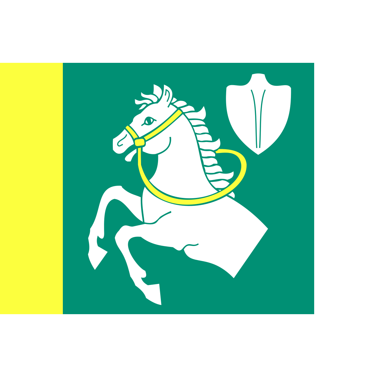 Flag of Litovany, Vysočina Region