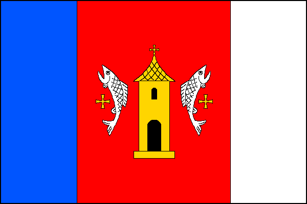 Flag of Lobodice, Olomouc Region
