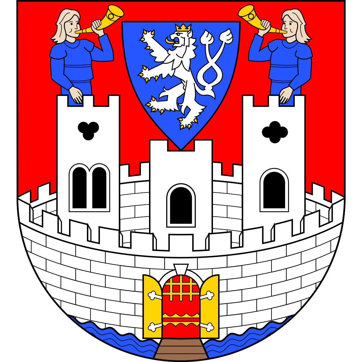 Coat of arms of Lochy, Central Bohemian Region